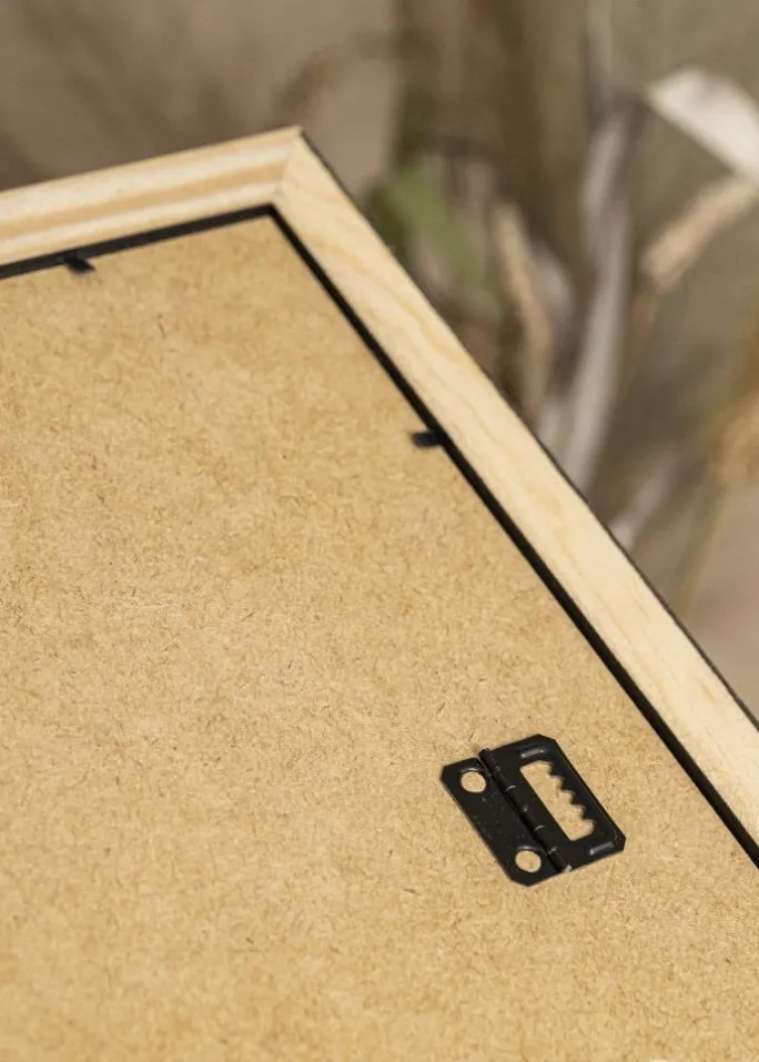 Ramme Trendline Sort 50x100 cm - Passepartout Hvid 30x80 cm