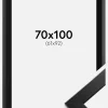 Ramme Trendline Sort 70x100 cm - Passepartout Sort 62x93 cm