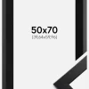 Ramme Trendline Sort 50x70 cm - Passepartout Sort 16x24 inches