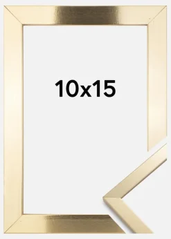 Ramme Trendy Akrylglas Guld 10x15 cm