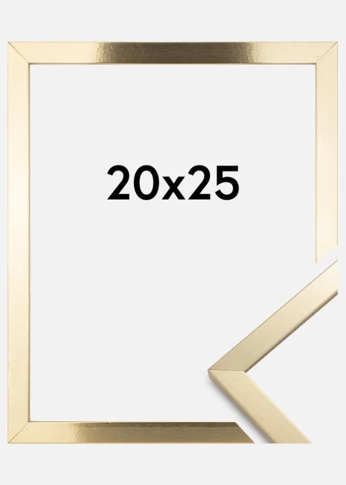 Ramme Trendy Akrylglas Guld 20x25 cm