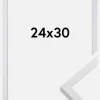 Ramme Trendy Akrylglas Hvid 24x30 cm