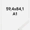 Ramme Trendy Akrylglas Hvid 59,4x84,1 cm (A1)