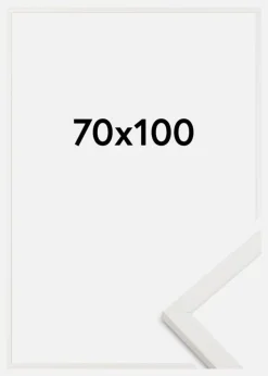 Ramme Trendy Akrylglas Hvid 70x100 cm