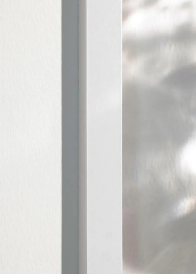 Ramme Trendy Akrylglas Hvid 60x90 cm