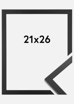 Ramme Trendy Akrylglas Sort 21x26 cm