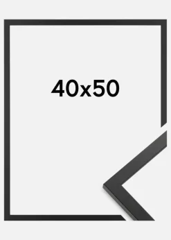 Ramme Trendy Akrylglas Sort 40x50 cm