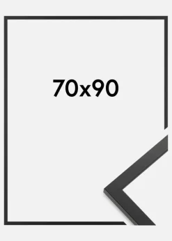 Ramme Trendy Akrylglas Sort 70x90 cm