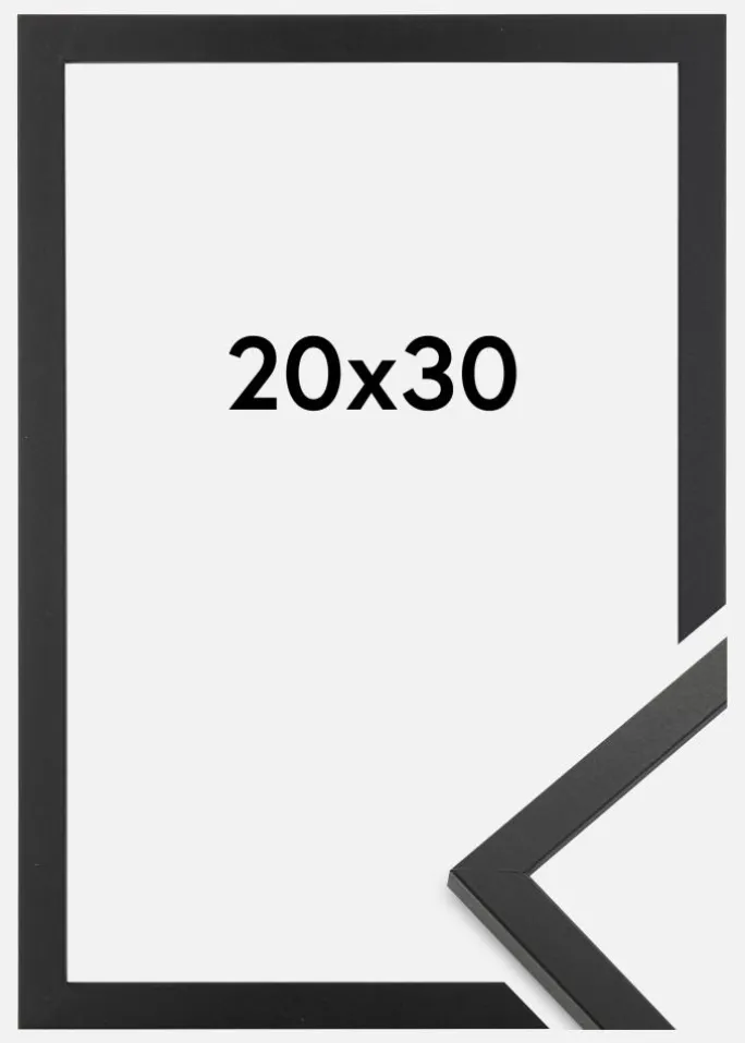 Ramme Trendy Akrylglas Sort 20x30 cm