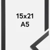 Ramme Trendy Akrylglas Sort 15x21 cm (A5)