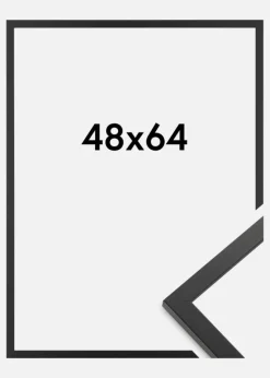 Ramme Trendy Akrylglas Sort 48x64 cm