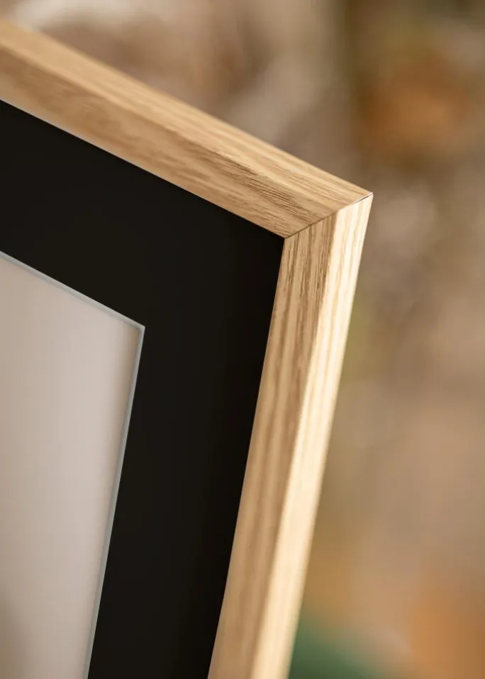 Ramme Trendy Eg 15x20 cm - Passepartout Sort 4x5 inches