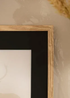 Ramme Trendy Eg 15x20 cm - Passepartout Sort 4x5 inches