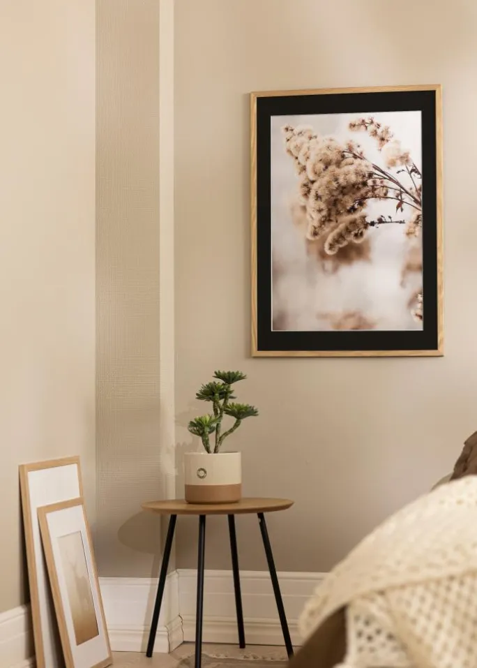 Ramme Trendy Eg 15x20 cm - Passepartout Sort 4x5 inches