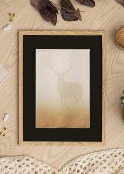 Ramme Trendy Eg 20x25 cm - Passepartout Sort 5x7 inches