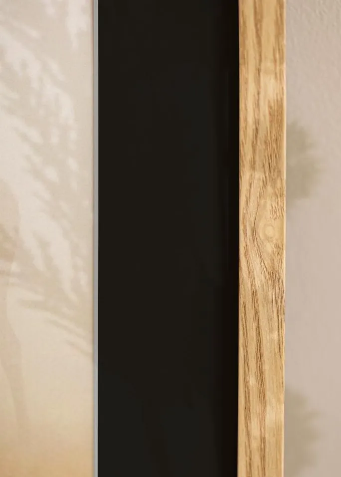 Ramme Trendy Eg 35x50 cm - Passepartout Sort 10x15 inches