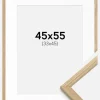 Ramme Trendy Eg 45x55 cm - Passepartout Hvid 34x46 cm