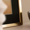 Ramme Trendy Guld 45x60 cm - Passepartout Sort 30x45 cm
