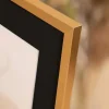 Ramme Trendy Guld 15x20 cm - Passepartout Sort 10x15 cm