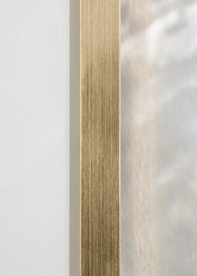 Ramme Trendy Guld 20x30 cm - Passepartout Hvid 10x20 cm
