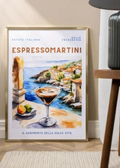 Ramme Trendy Guld 13x18 cm - Passepartout Hvid 3,5x5 inches