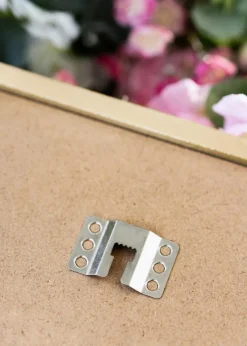 Ramme Trendy Guld 24x30 cm - Passepartout Hvid 6x8 inches