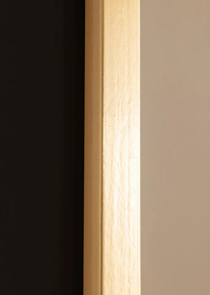 Ramme Trendy Guld 42x59,4 cm (A2) - Passepartout Sort 25x38 cm