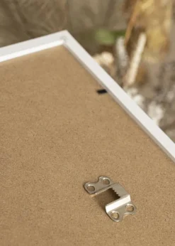 Ramme Trendy Hvid 40x50 cm - Passepartout Sort 12x16 inches