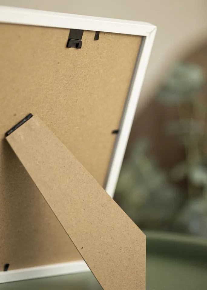 Ramme Trendy Hvid 20x30 cm - Passepartout Sort 15x21 cm (A5)