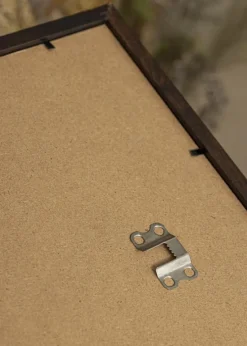 Ramme Trendy Valnød 42x59,4 cm (A2) - Passepartout Sort 25x38 cm