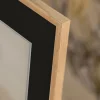 Ramme Tynd Eg 30x40 cm - Passepartout Sort 20x28 cm