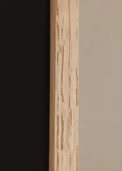 Ramme Tynd Eg 40x50 cm - Passepartout Sort 27x35 cm