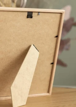 Ramme Tynd Eg 15x15 cm - Passepartout Sort 10x10 cm