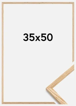 Ramme Tyndt Egetræ Akrylglas 35x50 cm