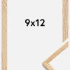 Ramme Tyndt Egetræ Akrylglas 9x12 cm