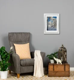 Ramme Ullvi Sølv - Valgfri Størrelse (Plexiglas)