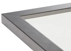 Ramme Uppsala Sølv 40x50 cm - Passepartout Hvid 27x35 cm