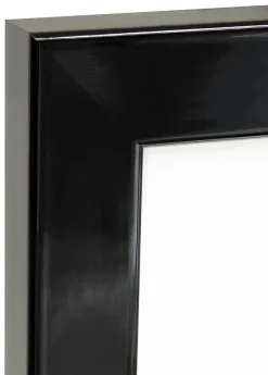 Ramme Uppsala Sort Højblank 50x60 cm - Passepartout Hvid 37x46 cm