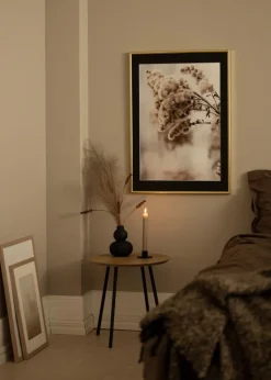 Ramme Victoria Guld 70x100 cm - Passepartout Sort 62x85 cm