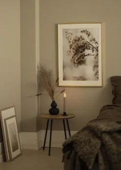 Ramme Victoria Guld 30x40 cm - Passepartout Hvid 21x29,7 cm (A4)