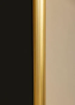 Ramme Victoria Guld 30x40 cm - Passepartout Sort 20x28 cm