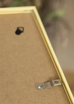 Ramme Victoria Guld 50x70 cm - Passepartout Sort 42x59,4 cm (A2)