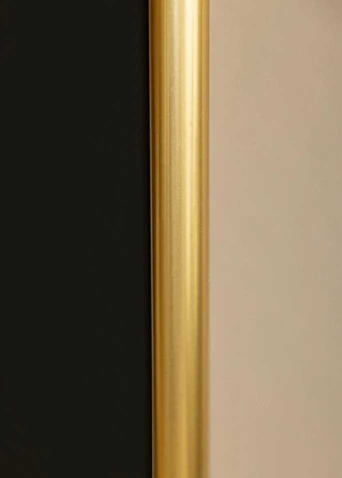 Ramme Victoria Guld 30x40 cm - Passepartout Sort 21x30 cm