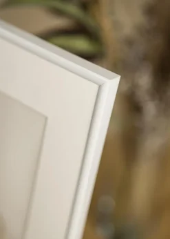 Ramme Victoria Hvid 50x70 cm - Passepartout Hvid 16x24 inches