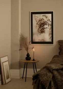 Ramme Victoria Hvid 70x100 cm - Passepartout Sort 62x93 cm