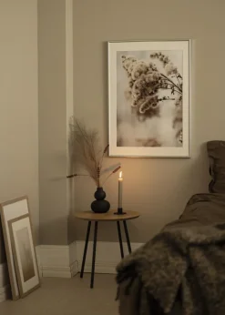 Ramme Victoria Sølv 70x100 cm - Passepartout Hvid 59,4x84 cm (A1)