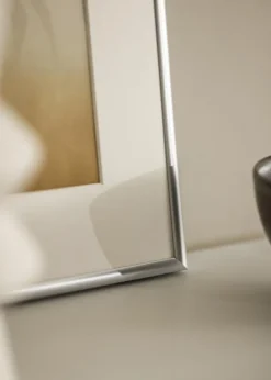 Ramme Victoria Sølv 50x70 cm - Passepartout Hvid 16x24 inches