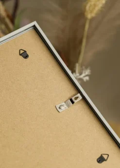 Ramme Victoria Sølv 50x70 cm - Passepartout Hvid 40x60 cm