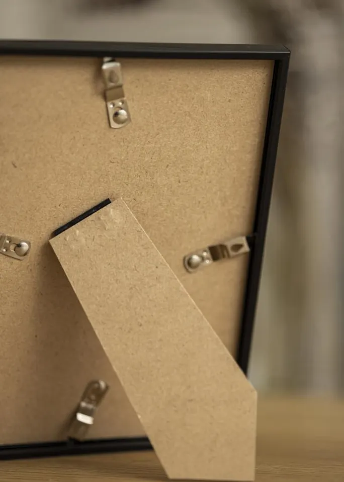 Ramme Victoria Sort 13x18 cm - Passepartout Hvid 10x12 cm