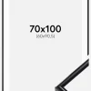 Ramme Victoria Sort 70x100 cm - Passepartout Hvid 61x91,5 cm